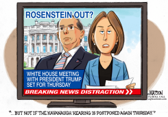 ROD ROSENSTEIN BREAKING NEWS DISTRACTION by R.J. Matson