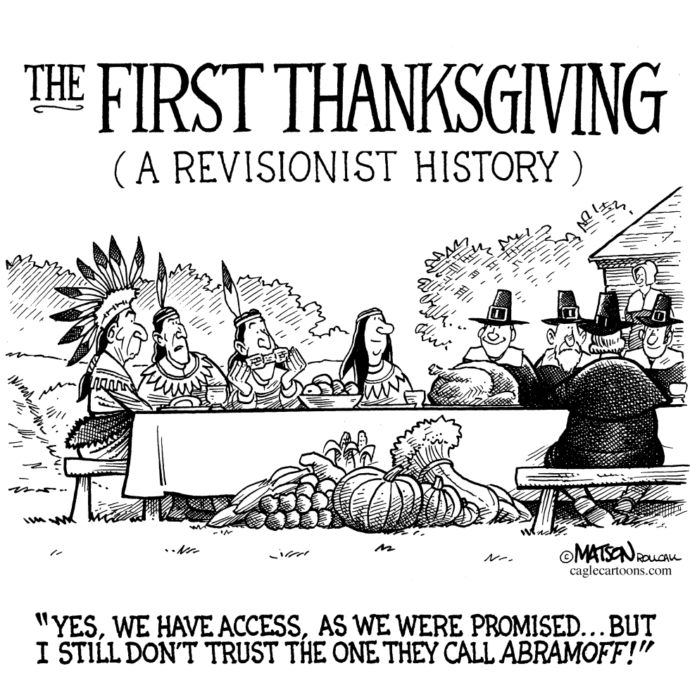 Indians Hire Lobbbyist At First Thanksgiving