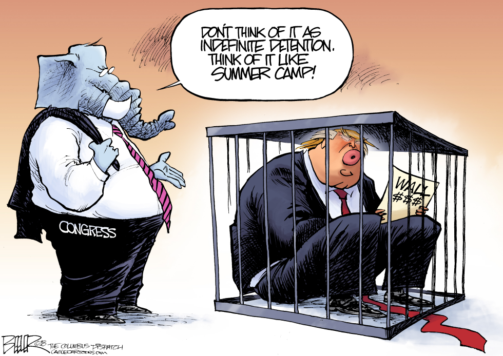  WALL FUNDING by Nate Beeler