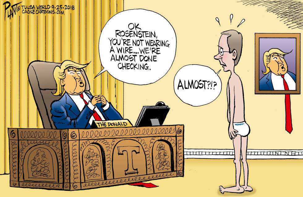 Trump meets with Rosenstein