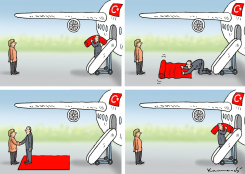 ERDOGAN VISITS GERMANY by Marian Kamensky