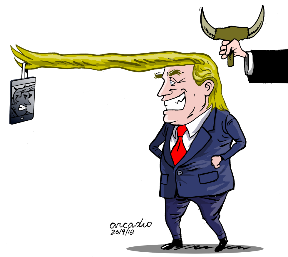  PRESIDENTIAL SELFIE/SELFIE PRESIDENCIAL by Arcadio Esquivel