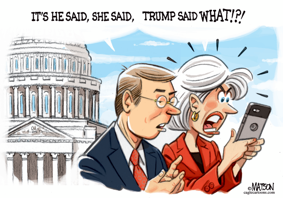  HE SAID SHE SAID TRUMP SAID by RJ Matson