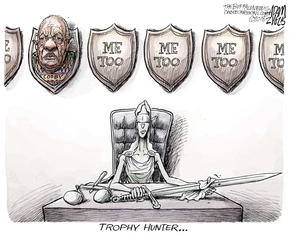  COSBY SENTENCED by Adam Zyglis