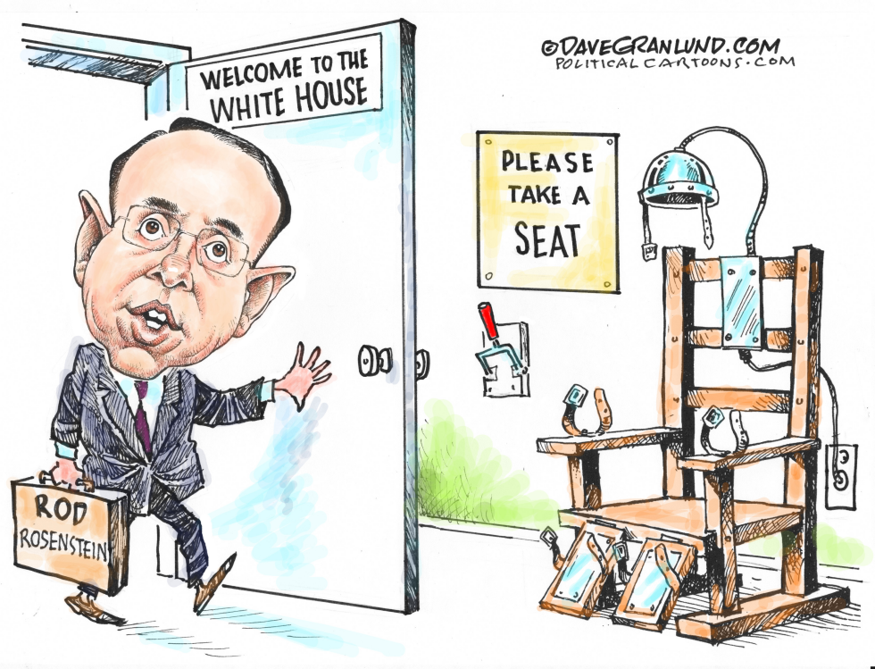  ROD ROSENSTEIN JOB JEOPARDY by Dave Granlund