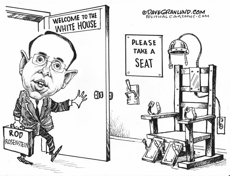  ROSENSTEIN JOB JEOPARDY by Dave Granlund