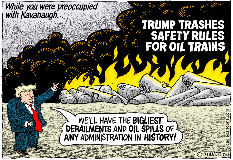 Trump Trashes Oil Train Safety Rules