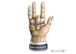 KAVAKAUGH MIDDLE FINGER by Marian Kamensky