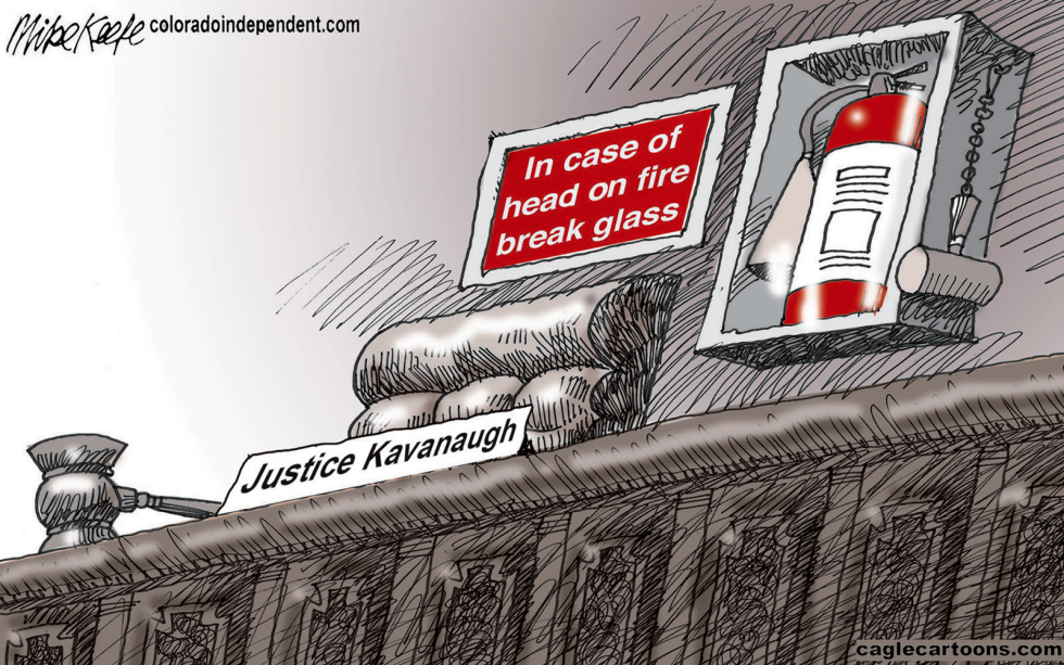  JUSTICE KAVANAUGH by Mike Keefe