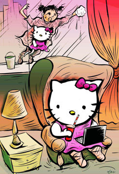 HELLO KITTY by Oguz Gurel