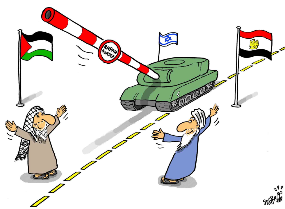 Rafah border opens