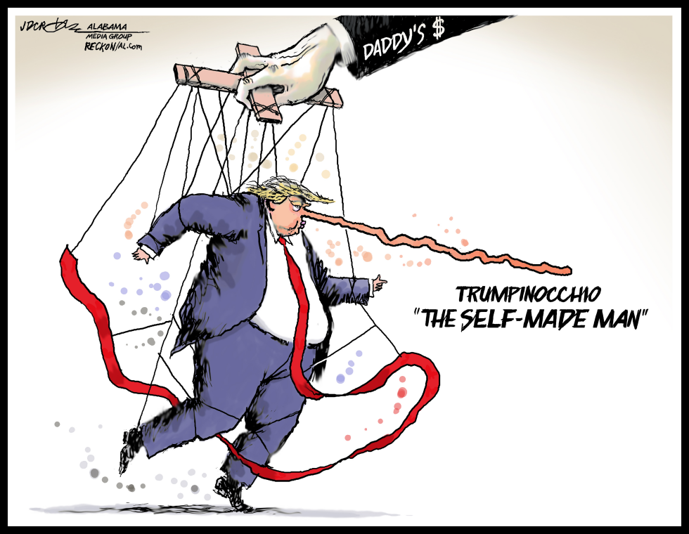 Trumpinocchio, Self-made Man