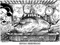 LA CASA BLANCA NO PUEDE COCINAR UNA DEMOCRACIA ESTABLE EN IRAQ LO BASTANTE RAPIDO by R.J. Matson