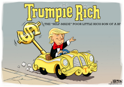 TRUMP WAS RICHER THAN RICHIE RICH by R.J. Matson
