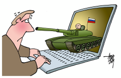 RUSSIAN ETANK by Arend Van Dam