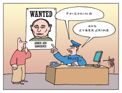 PUTIN WANTED by Arend Van Dam