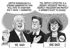 TRUMP SAID SENATOR COLLINS SAID by R.J. Matson