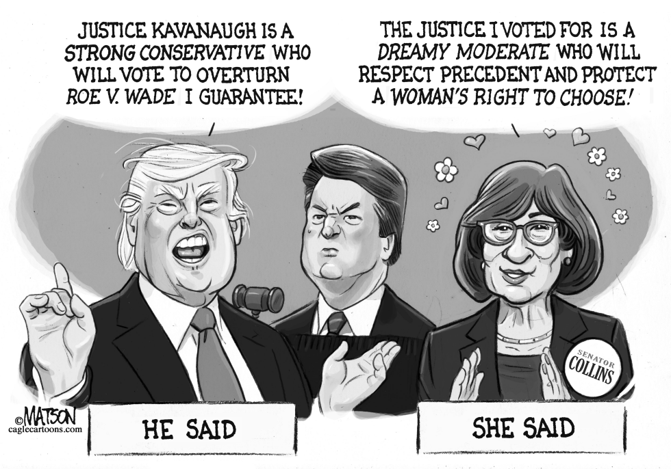 Trump Said Senator Collins Said