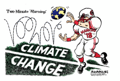 UN WARNING ON CLIMATE CHANGE  by Jimmy Margulies