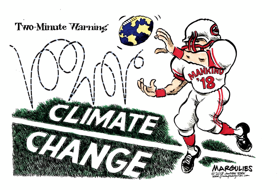 UN warning on Climate Change color
