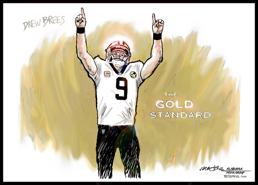 Drew Brees NFL Gold Standard QB