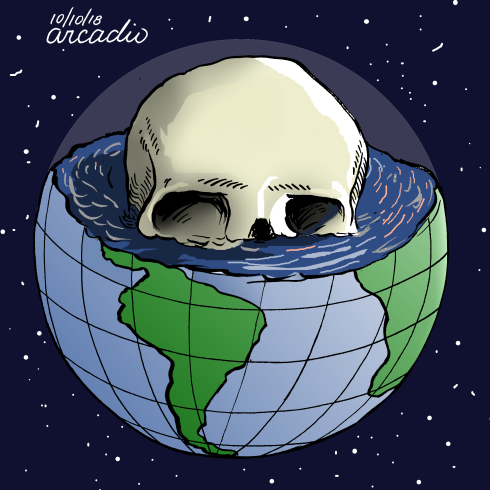 The dying planet/El planeta moribundo