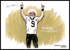 DREW BREES by J.D. Crowe