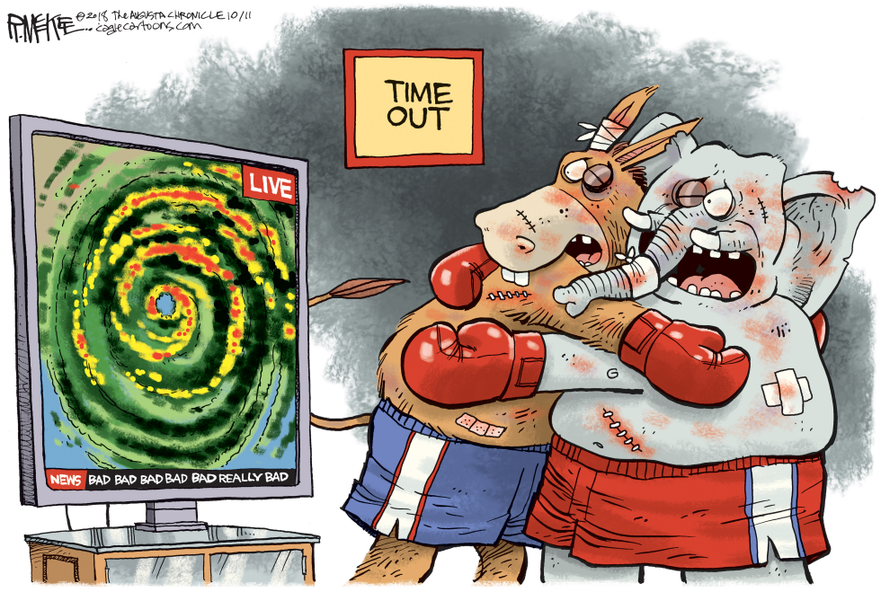  HURRICANE TIME OUT by Rick McKee