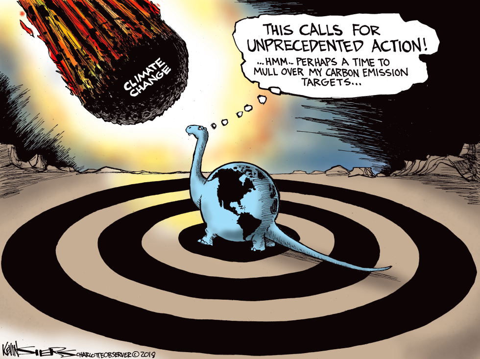  UN CLIMATE REPORT by Kevin Siers