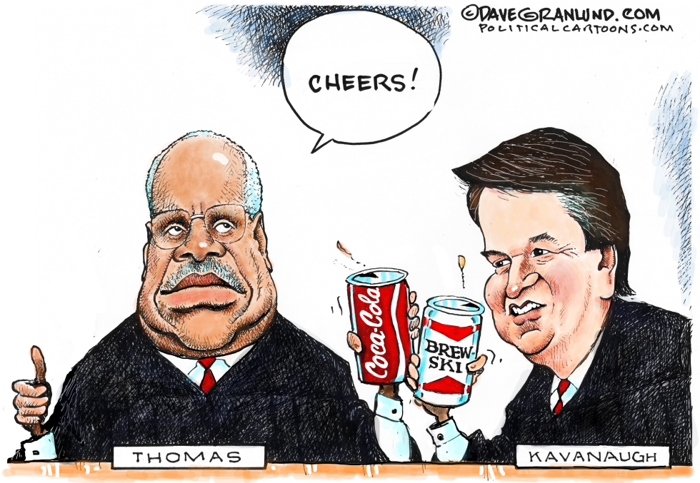  KAVANAUGH ON SUPREME COURT by Dave Granlund