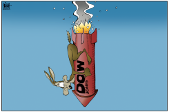 DOW JONES DROP, by Randy Bish