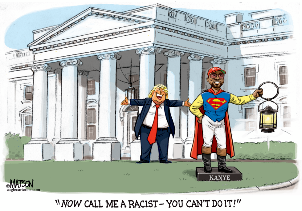  KANYE WEST AT WHITE HOUSE by RJ Matson