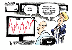 WILD WEEK ON WALL STREET  by Jimmy Margulies