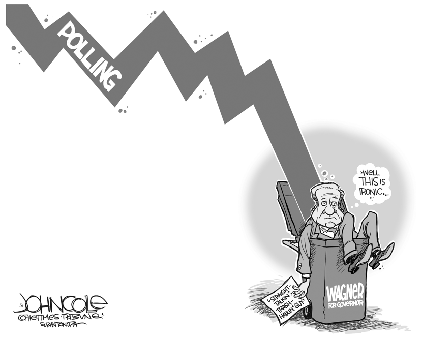 LOCAL PA Wagner polling in the dumps