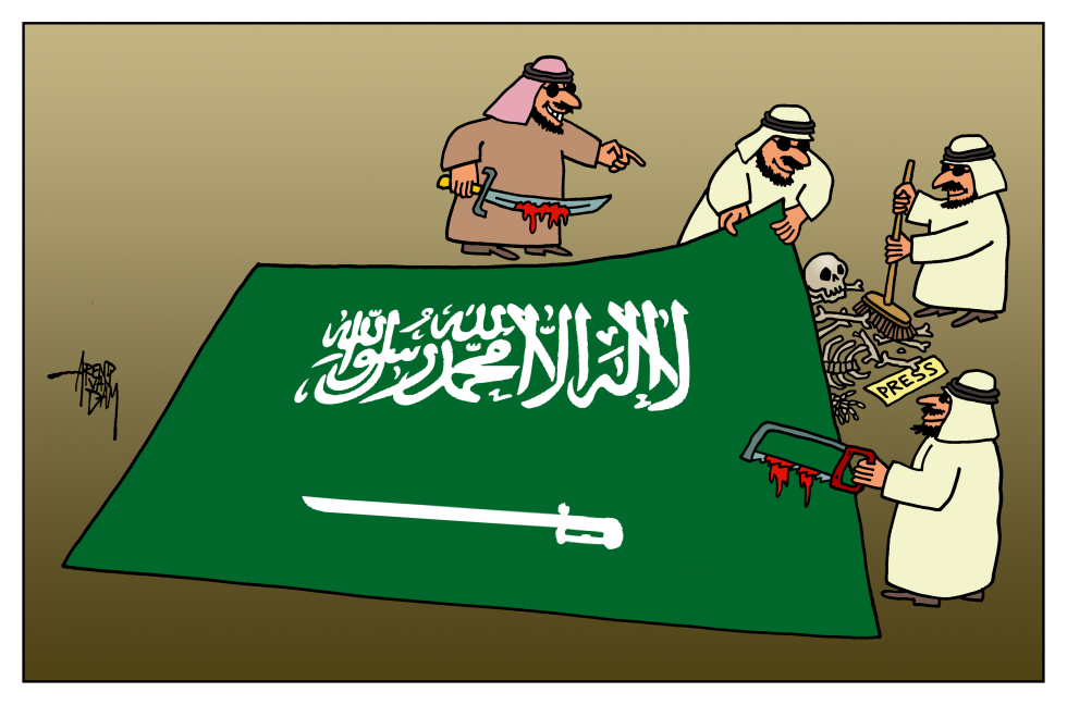 Saudi murdering journalist