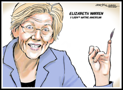 ELIZABETH WARREN, NATIVE AMERICAN PINKY by J.D. Crowe