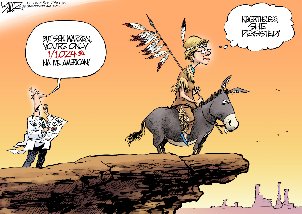  ELIZABETH WARREN by Nate Beeler