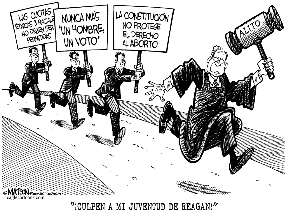 El Juez Alito huye de su pasado