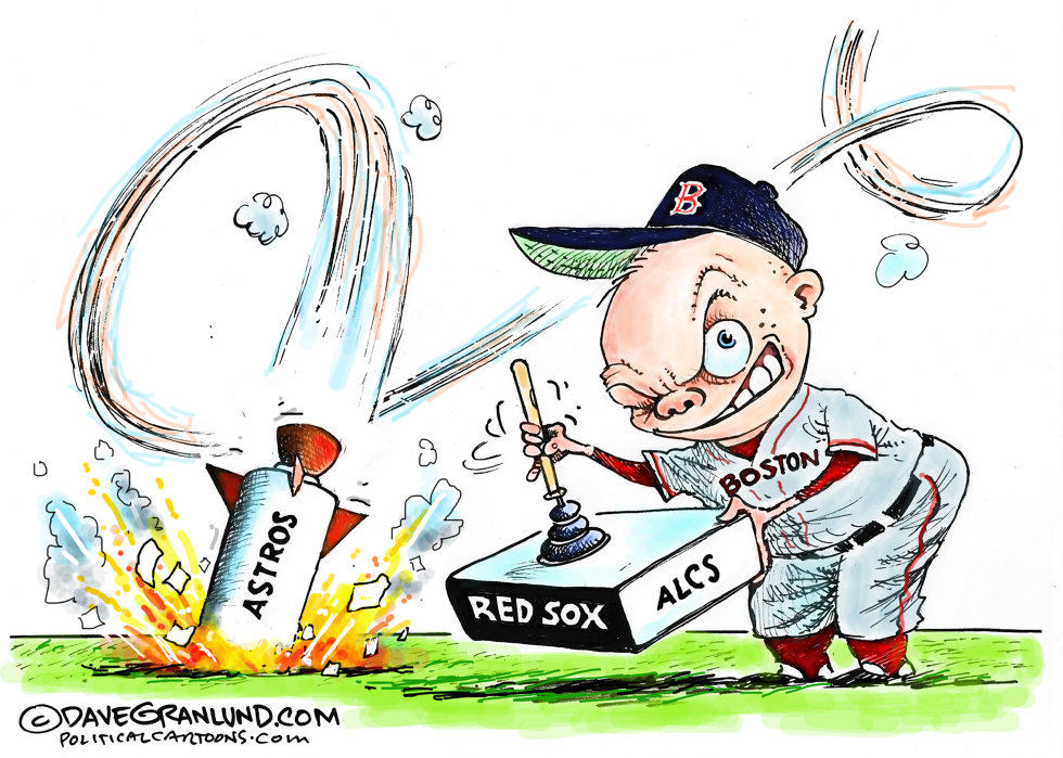  RED SOX AL CHAMPS 2018 by Dave Granlund