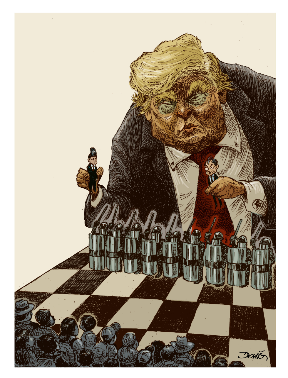  EL JUEGO DE LA MIGRACIóN - TRUMP MIGRATION GAME by Dario Castillejos