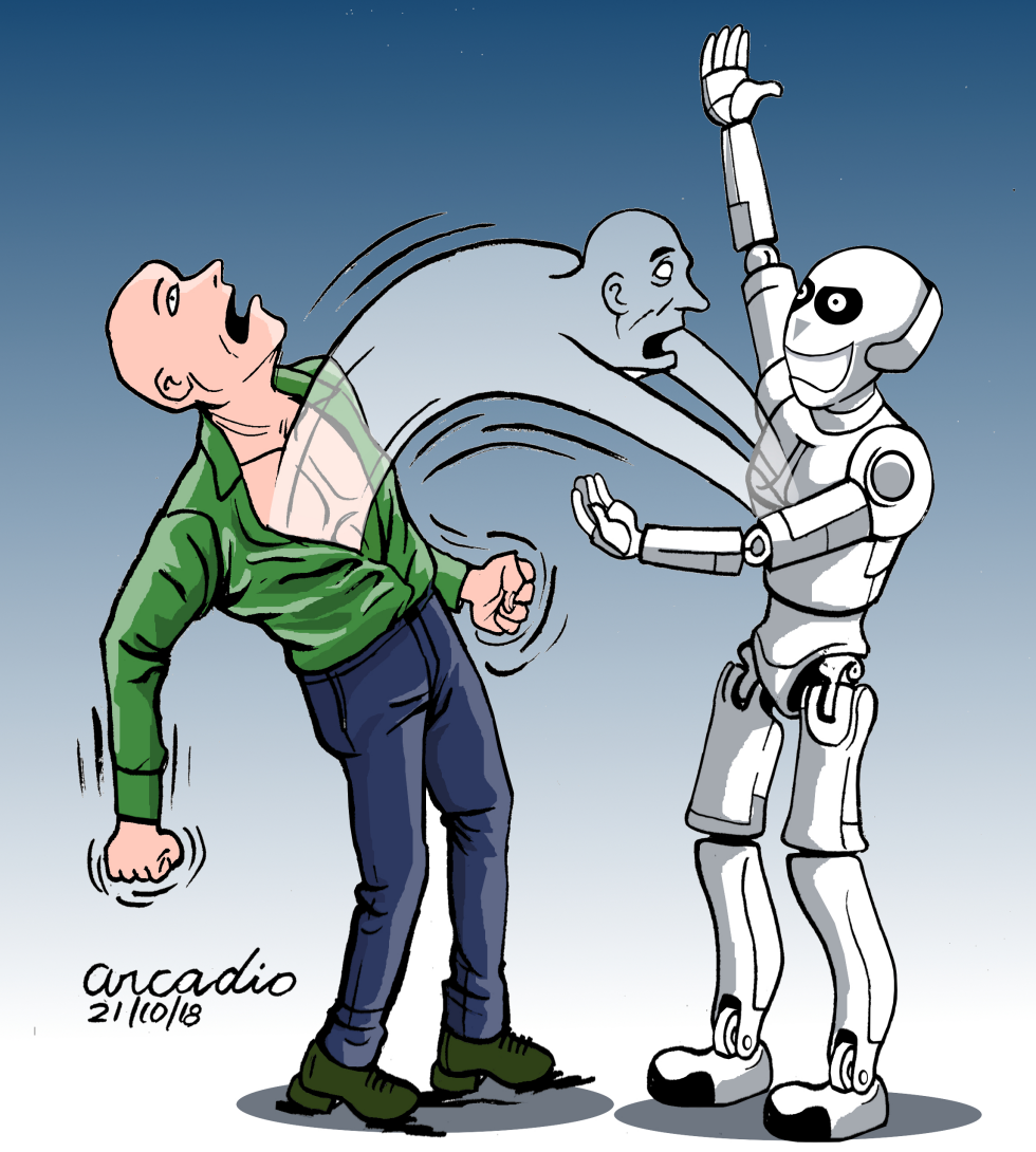 Máquina toma alma humana