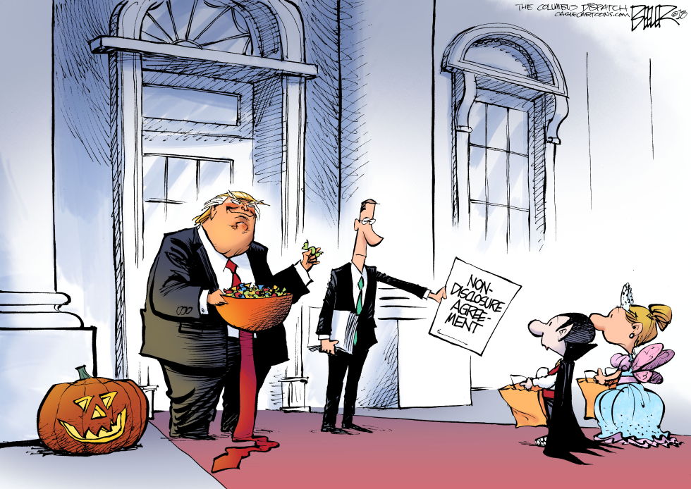  TRUMP OR TREAT by Nate Beeler