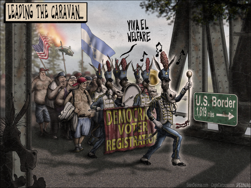 Democrats Lead the Caravan
