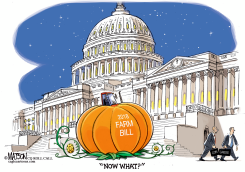 FARM BILL TURNS INTO PUMPKIN by R.J. Matson