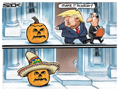 SCARY PUMPKIN  by Steve Sack