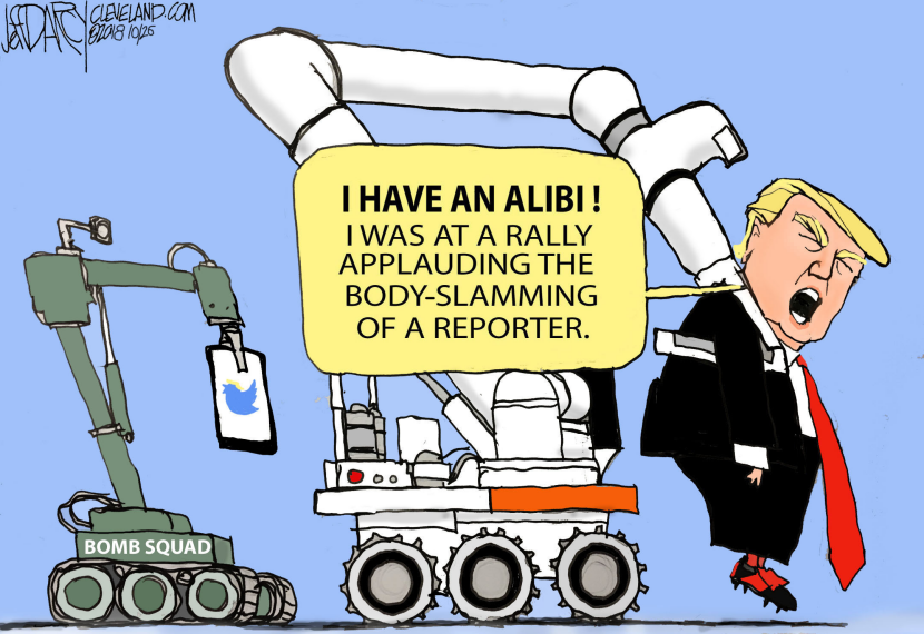 Trump Pipe Bombs Response