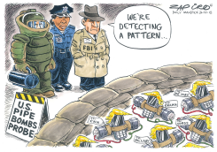 US PIPE BOMBS PROBE by Zapiro