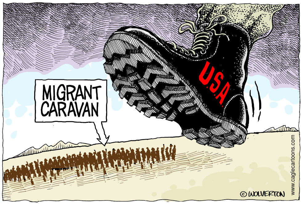 Migrant Caravan Crushing