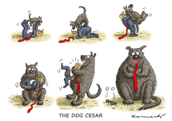 CESAR AND TRUMP by Marian Kamensky