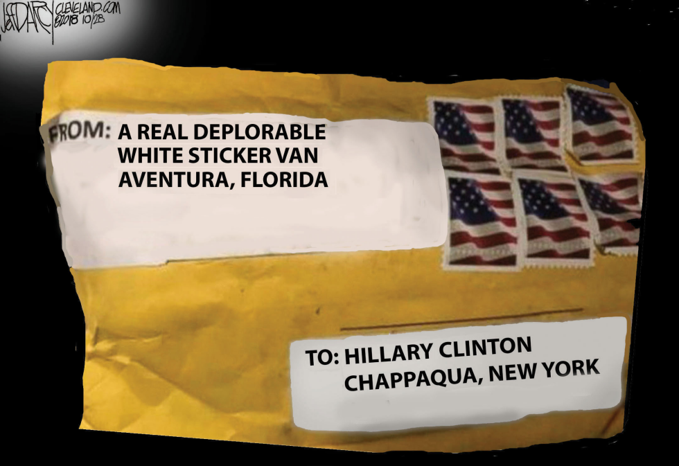 Pipe Bomb sent to Hillary Clinton